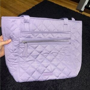 Vera Bradley Performance Twill Tote Bag in Lavender Sky NWOT